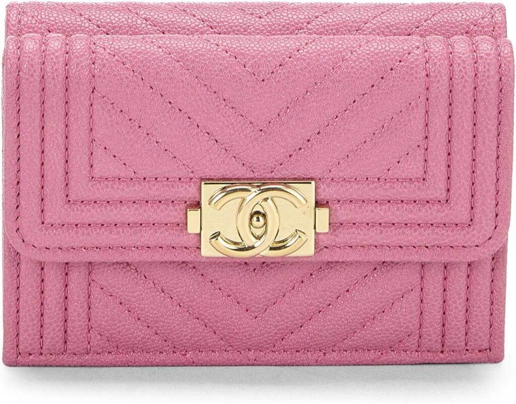 Chanel Pink Boy Wallet